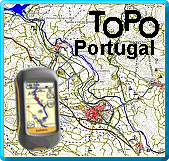 Mapa Topográfico para GPS Garmin de Portugal